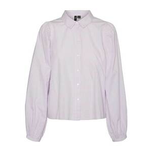 VERO MODA Bluză 'Kira' mov lavandă / alb imagine