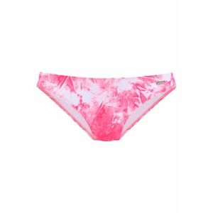 VENICE BEACH Slip costum de baie roz / alb imagine