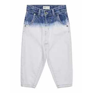 KIDS MINI GIRL Jeans albastru denim / alb denim imagine