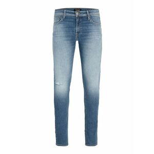 JACK & JONES Jeans 'Liam' albastru denim / maro imagine