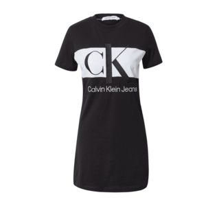 Calvin Klein Jeans Rochie negru / alb imagine