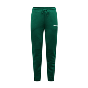 Sixth June Pantaloni verde smarald / alb imagine