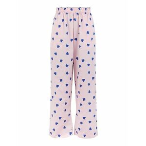 PIECES Pantaloni albastru / roz imagine