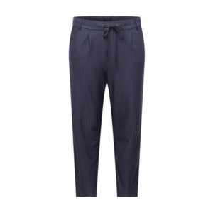 ONLY Curve Pantaloni 'POPTRASH' bleumarin / alb imagine