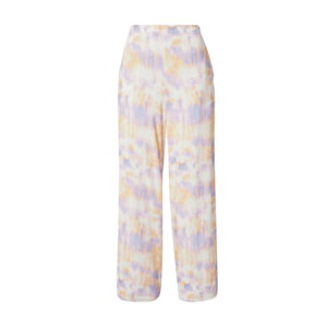 Brava Fabrics Pantaloni galben deschis / lila / alb imagine