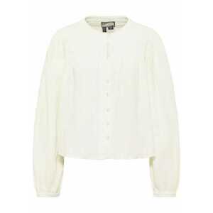 DreiMaster Vintage Bluză alb lână imagine