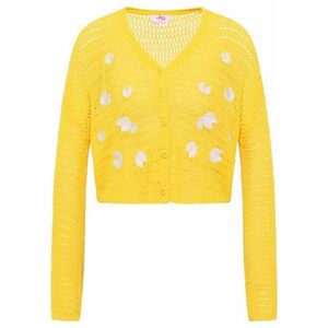 MYMO Geacă tricotată galben / rosé / alb imagine