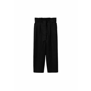 MANGO Pantaloni cutați 'Ampabelt' negru imagine