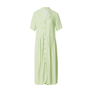 Monki Rochie tip bluză verde deschis / alb murdar imagine