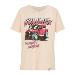 Recovered Tricou 'No Roads Required Hummer' mai multe culori / roz imagine