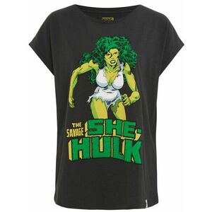 Recovered Tricou 'She Hulk' galben lămâie / verde / negru / alb imagine