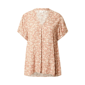 SAINT TROPEZ Bluză 'Marion' crem / maro deschis / verde iarbă / roz pal / alb imagine
