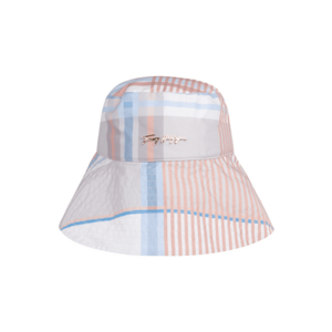 TOMMY HILFIGER Pălărie albastru / gri deschis / roz pal / alb imagine