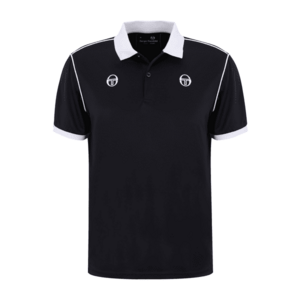 Sergio Tacchini Tricou funcțional bleumarin / alb imagine