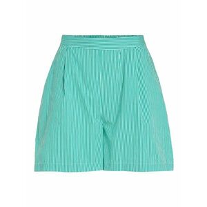 VILA Pantaloni cutați 'Malene' verde / alb imagine