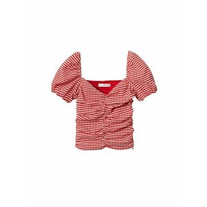MANGO Bluză 'GIGI' roșu / roșu pastel / alb imagine