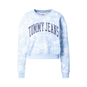 Tommy Jeans Bluză de molton albastru marin / albastru deschis / alb imagine