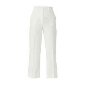 Sisley Pantaloni cu dungă alb murdar imagine