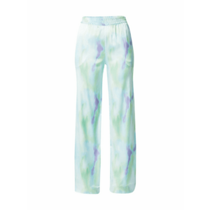 Monki Pantaloni azur / verde mentă / lila imagine