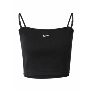 Nike Sportswear Top negru / alb imagine