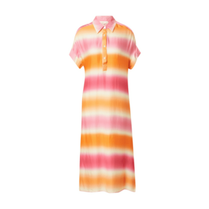 FRNCH PARIS Rochie tip bluză 'Galiena' crem / portocaliu mandarină / roz deschis imagine