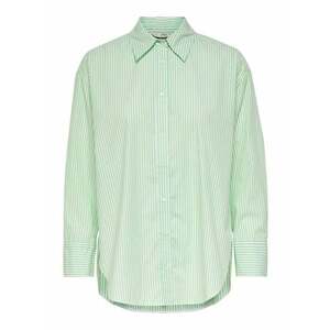 ONLY Bluză 'Githa' verde mentă / alb imagine