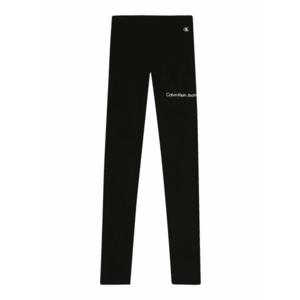 Calvin Klein Jeans Leggings negru / alb imagine