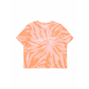 Abercrombie & Fitch Tricou 'MAY' portocaliu închis / roz / alb natural imagine