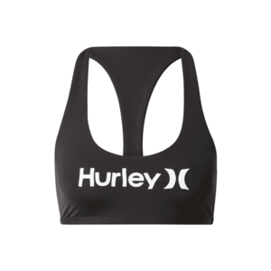Hurley Sutien de costum de baie sport negru / alb imagine