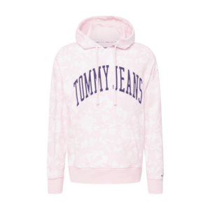 Tommy Jeans Bluză de molton bleumarin / roz / roșu / alb imagine