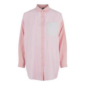 PIECES Bluză roz / rosé / alb imagine