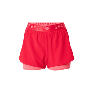 4F Pantaloni sport roz pal / roși aprins imagine