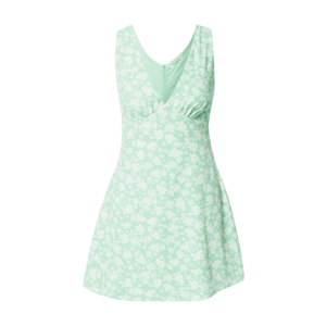 GLAMOROUS Rochie de vară verde deschis / alb imagine