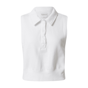 Abercrombie & Fitch Bluză de molton alb imagine