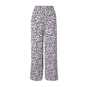 minimum Pantaloni 'Cikka' mov liliachiu / mov lavandă / negru / alb imagine
