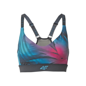 4F Sutien sport albastru / albastru închis / roz / negru imagine