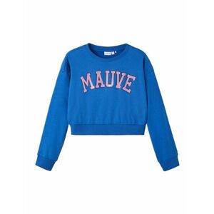NAME IT Bluză de molton 'NAMAUVE' bleumarin / mauve / negru imagine
