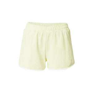 Cotton On Pantaloni galben pastel / alb imagine