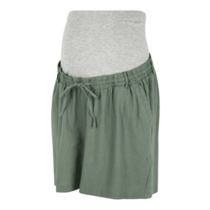 Mamalicious Curve Pantaloni 'BEACH' gri amestecat / verde pastel imagine