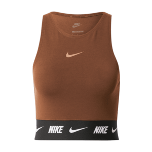Nike Sportswear Top maro / maro deschis / negru / alb imagine