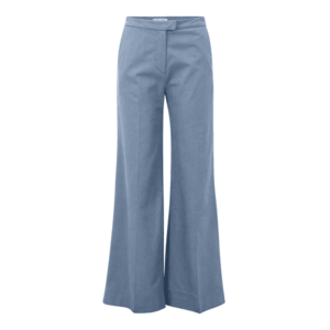 Samsøe Samsøe Pantaloni cu dungă albastru fumuriu imagine