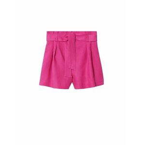 MANGO Pantaloni cutați roz imagine