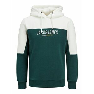 JACK & JONES Bluză de molton 'Dan' galben / verde smarald / alb imagine
