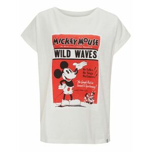Recovered Tricou 'Mickey Mouse Wild Waves' ecru / roșu / negru imagine