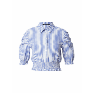 Trendyol Bluză albastru marin / alb imagine