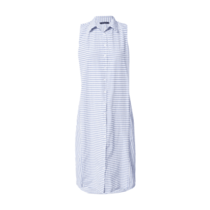 Trendyol Rochie tip bluză bleumarin / albastru fumuriu / alb imagine