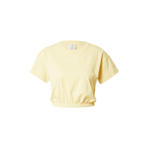 Champion Authentic Athletic Apparel Tricou funcțional galben pastel / alb imagine