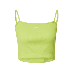Nike Sportswear Top verde deschis / alb imagine