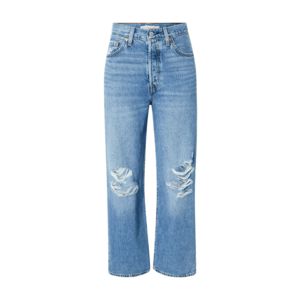 LEVI'S Jeans 'RIBCAGE STRAIGHT ANKLE LIGHT INDIGO - WORN IN' albastru denim imagine