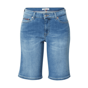 Tommy Jeans Jeans albastru denim / maro / roșu / alb imagine